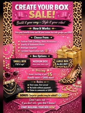 Create Your Box Sale!